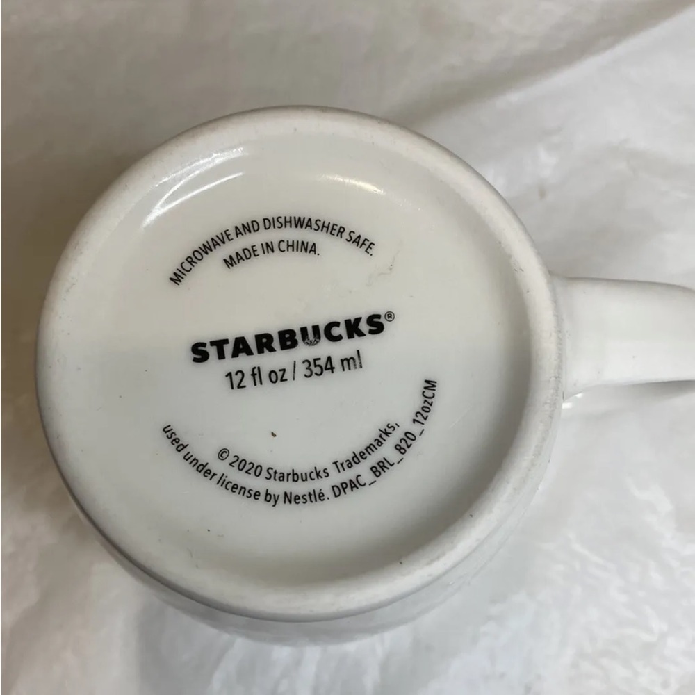 STARBUCKS COFFEE CUP 2020 Starbucks Trademark 12oz Coffee Mug Mint Condition - Picture 5 of 5